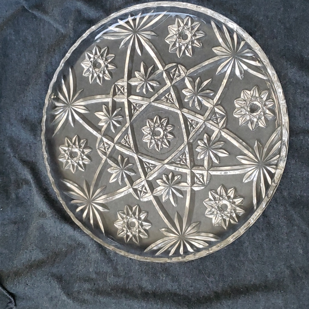 Glass platter